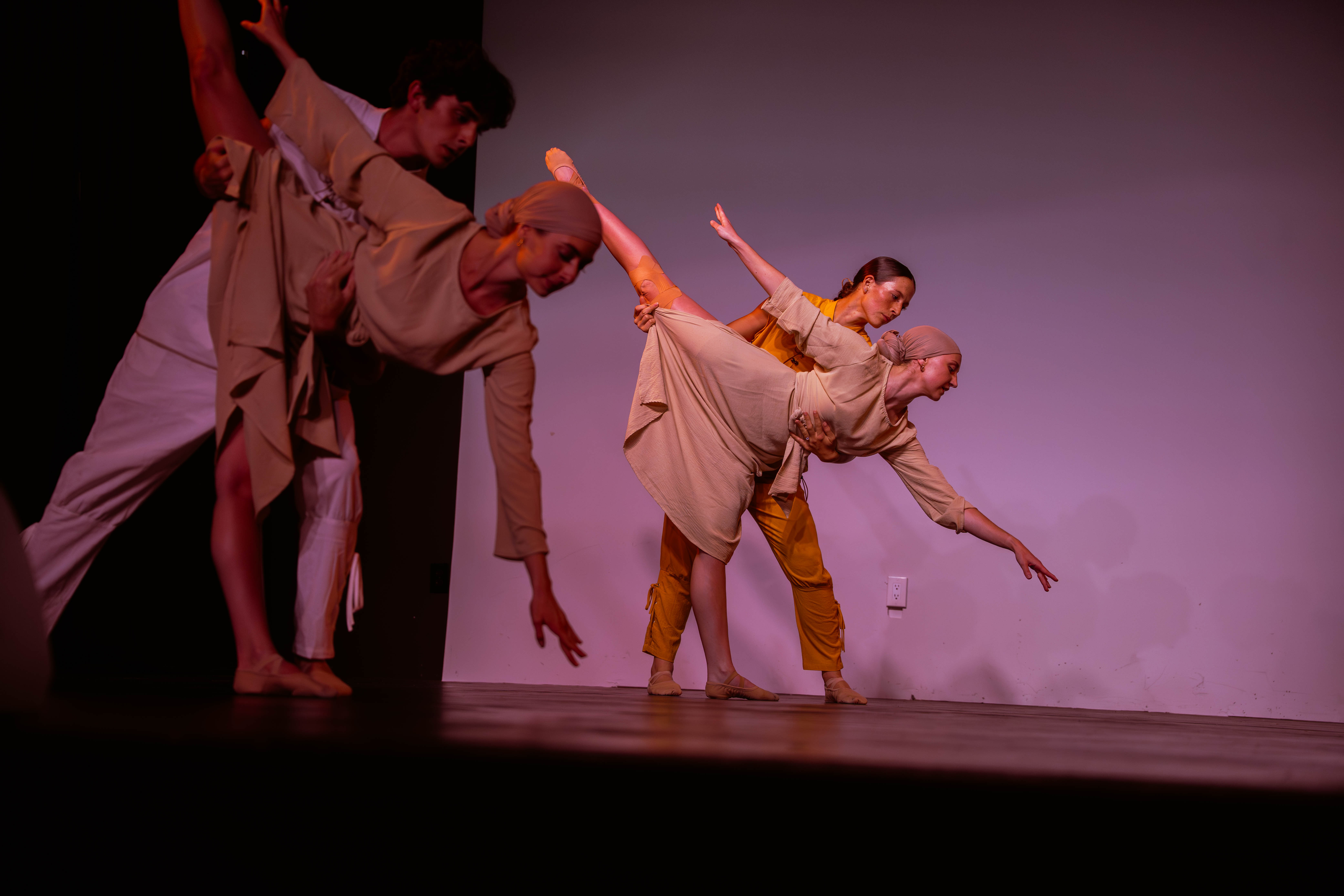 VelaDance contemporary dancers performing on stage — South Jersey dance company